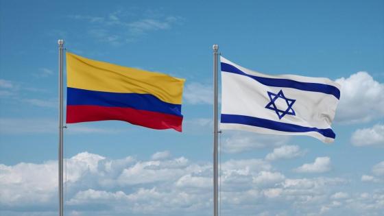 bandera de colombia e israel tras acuerdo de exportación de carbon