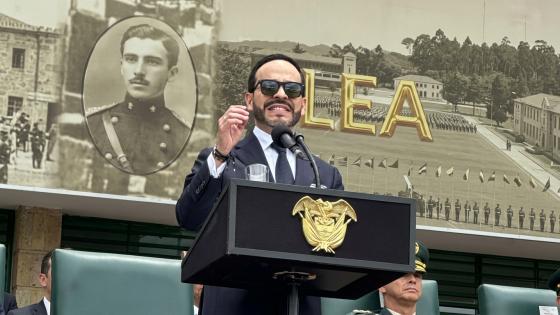 Abelardo en discurso cupula militar