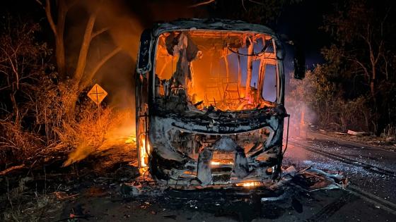 Incendio bus tolima farc