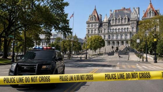 Capitolio del estado de Nueva York en Albany, escenario del presunto plan de ataque investigado por el FBI.