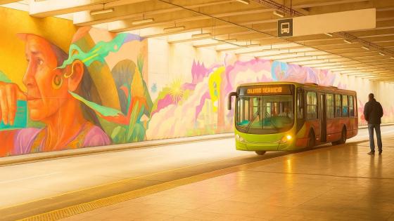 Mapa de rutas TransMilenio con estado de vías en Bogotá