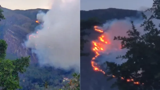 Incendios forestales en Villa de Leyva