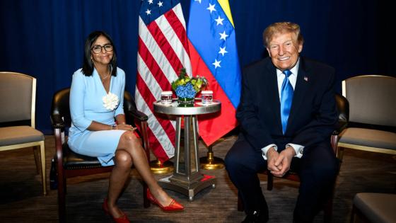 Delcy Rodríguez y Trump se reúnen en Nueva York