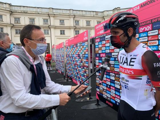 Fernando Gaviria, el mejor colombiano en la etapa 3 del Giro de Italia
