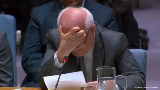 Embajador palestino rompe en llanto en la ONU 