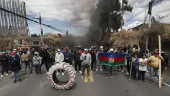 protestas en Ecuador