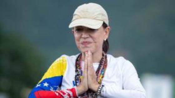 María Corina Machado, líder de la oposición en Venezuela.