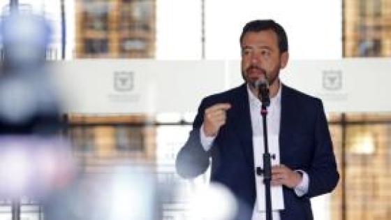 Carlos Fernando Galán, alcalde de Bogotá.