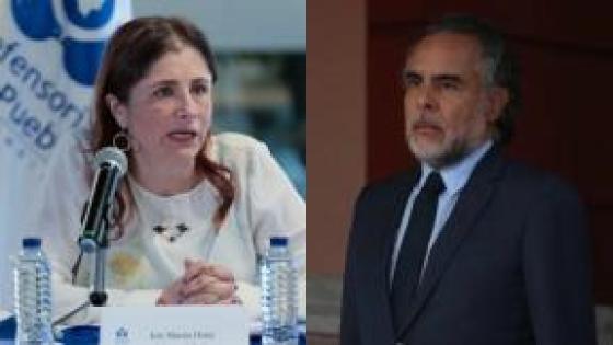 Iris Marín y Armando Benedetti.