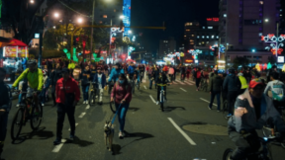 Este jueves 11 de diciembre será la ciclovía nocturna en Bogotá