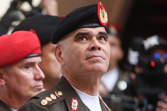 Fotografía del 4 de febrero de 2026 que muestra al ministro de Defensa de Venezuela, Vladimir Padrino López, en Caracas (Venezuela).