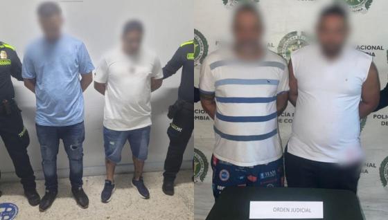 Capturados en Soledad, Atlántico.