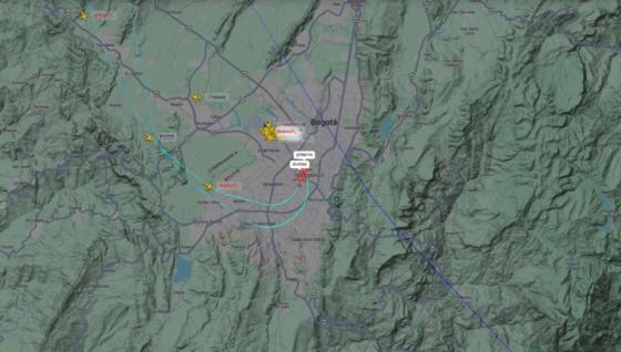 Aeropuerto El Dorado.