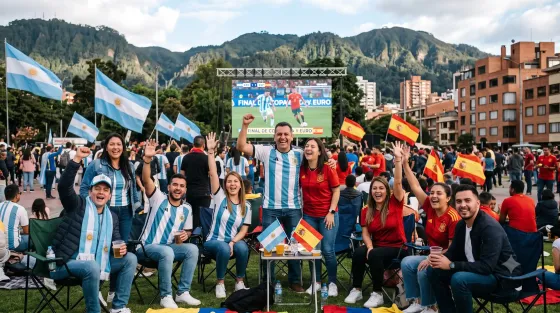 Lo que hay son sitios para ver la final del Mundial en Bogotá: le contamos 