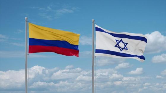 bandera de colombia e israel tras acuerdo de exportación de carbon