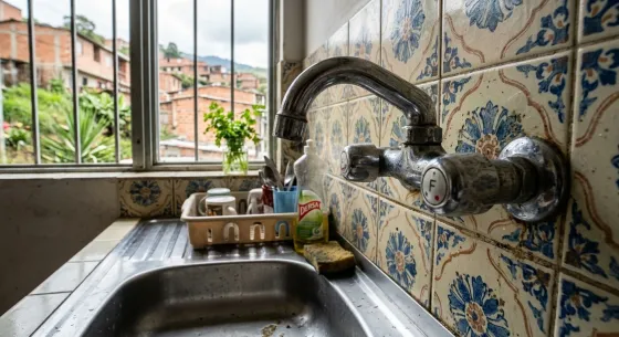 Racionamiento de agua en Medellín