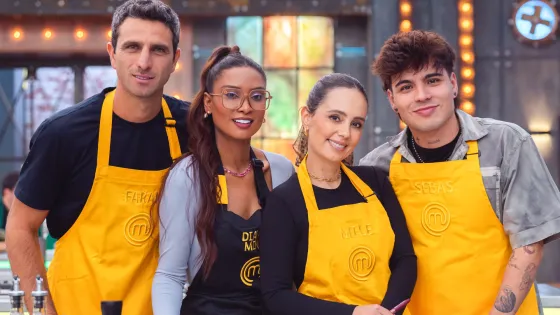 Robert Farah, Diana Mina, Milena y Sebastián