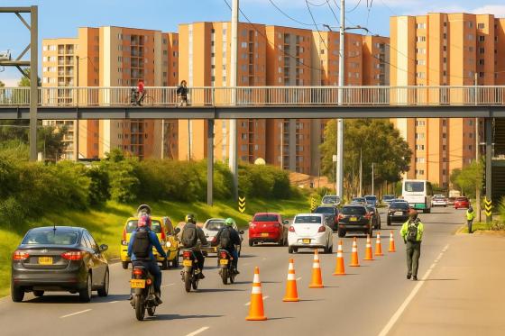 Vehículos afectados por la medida de Pico y Placa en Bogotá