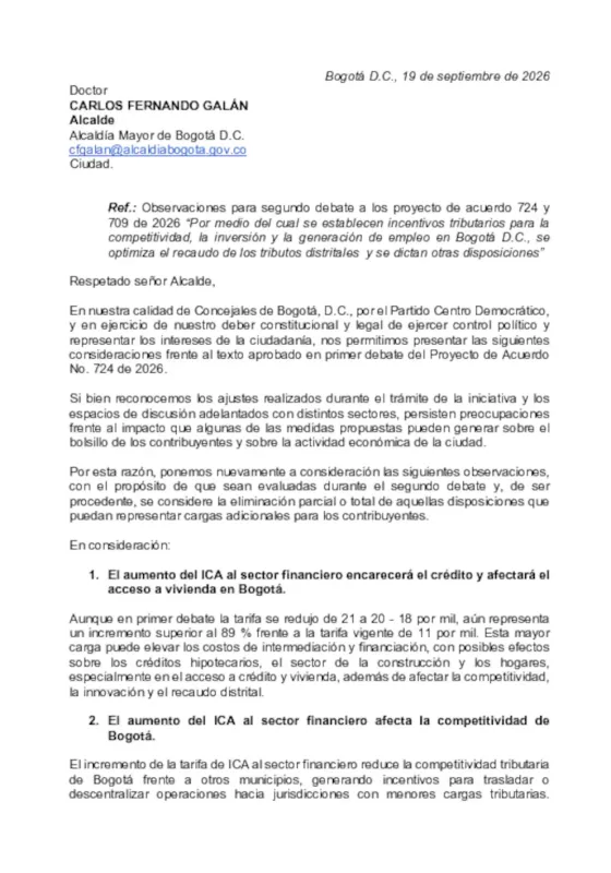 Carta Centro Democrático
