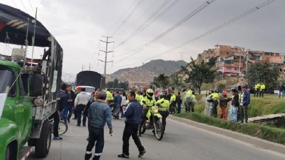 Bloqueos Bogotá