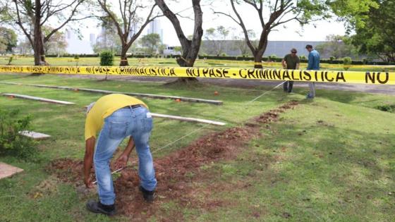 Exhumación víctimas Panamá