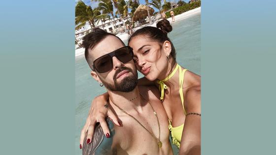 Mike Bahía y Greeicy Rendón