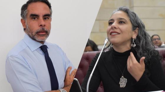 Armando Benedetti con María José Pizarro