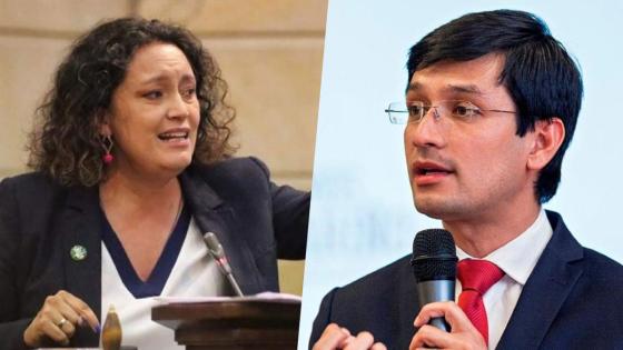 Discusión de Angélica Lozano y Camilo Romero por candidatura verde