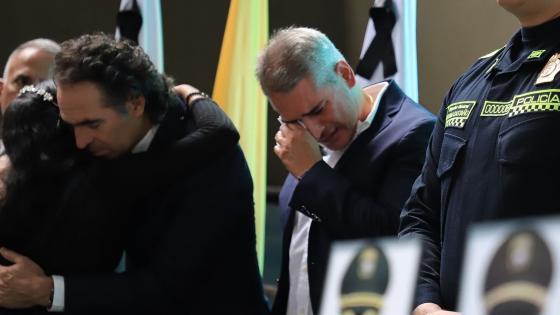 Conmemoración a policías asesinados en Amalfi.