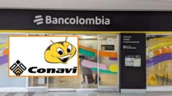 Bancolombia y logo de Conavi.