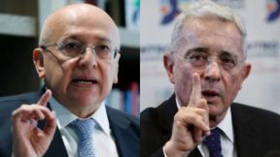 Eduardo Montealegre y Álvaro Uribe Vélez.