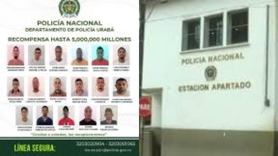 Fuga de presos en Apartadó.