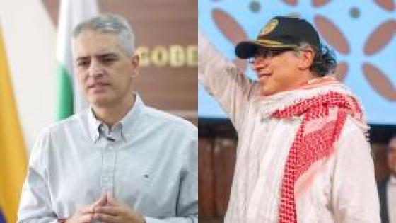 Presidente Gustavo Petro y Andrés Julián Rendón.