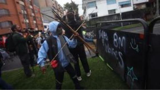 Bogotá repudia ataques violentos del 17 de octubre