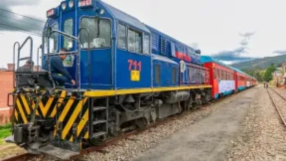 Tren en la sábana de Bogotá