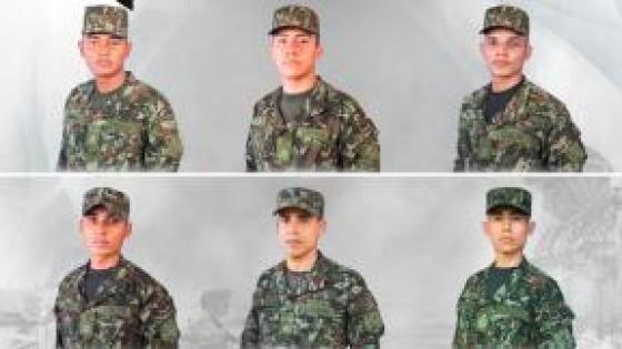 Militares asesinados por el ELN