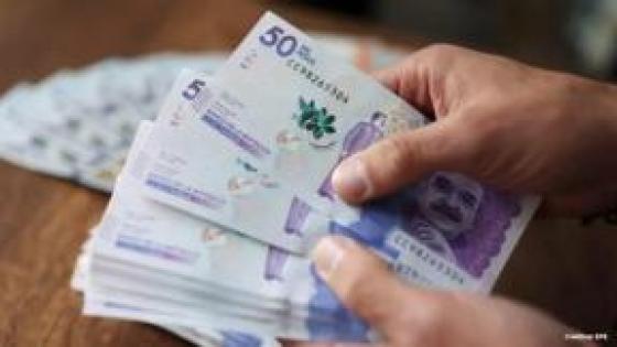 Imagen de referencia de pago de salario mínimo. 