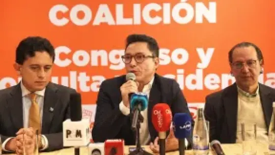 El exgobernador del Magdalena Carlos Caicedo, el exministro Luis Carlos Reyes y el exmagistrado Jaime Araújo Rentería