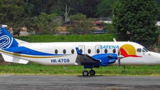 Avión de Satena.