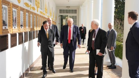 Encuentro entre Trump y Petro en Estados Unidos.