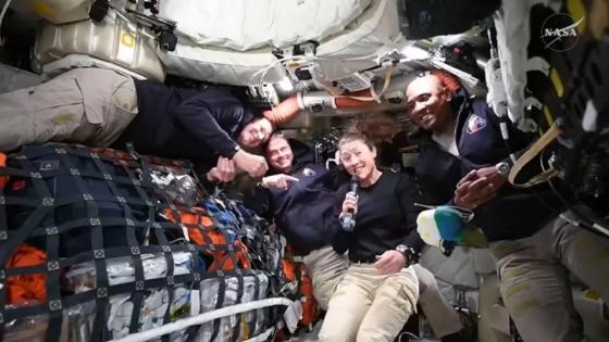 Astronautas de Artemis II.