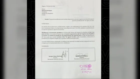 Esta es la proposición que busca trasladar a Cali la posesión de De la Espriella
