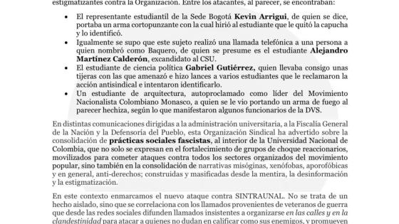 SINTRAUNAL