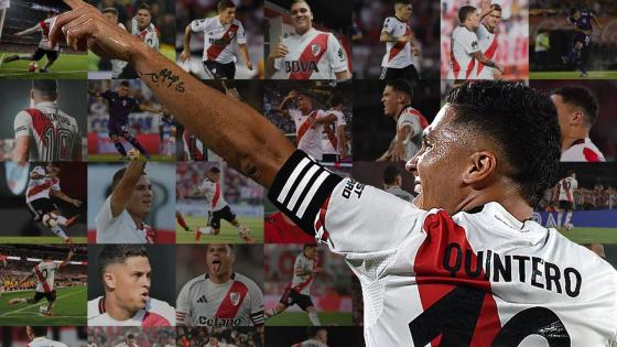 Juan Fernando Quintero no va más en River Plate