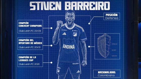 Brilló en México, jugó con James y ahora es refuerzo de Millonarios: Stiven Barreiro