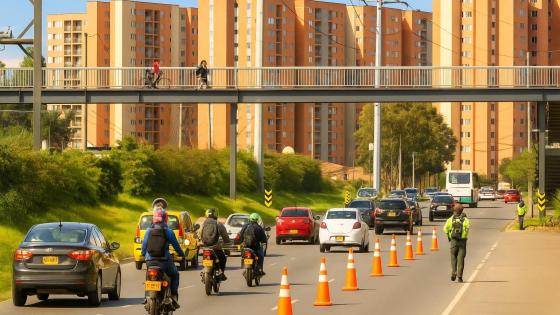 Vehículos afectados por la medida de Pico y Placa en Bogotá