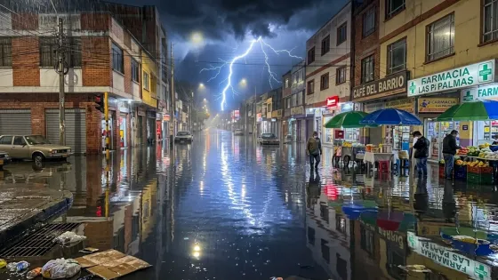 Tormenta en Bucaramanga dejo varios daños estructurales 